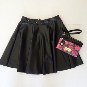 BCBGeneration Faux Leather Skirt